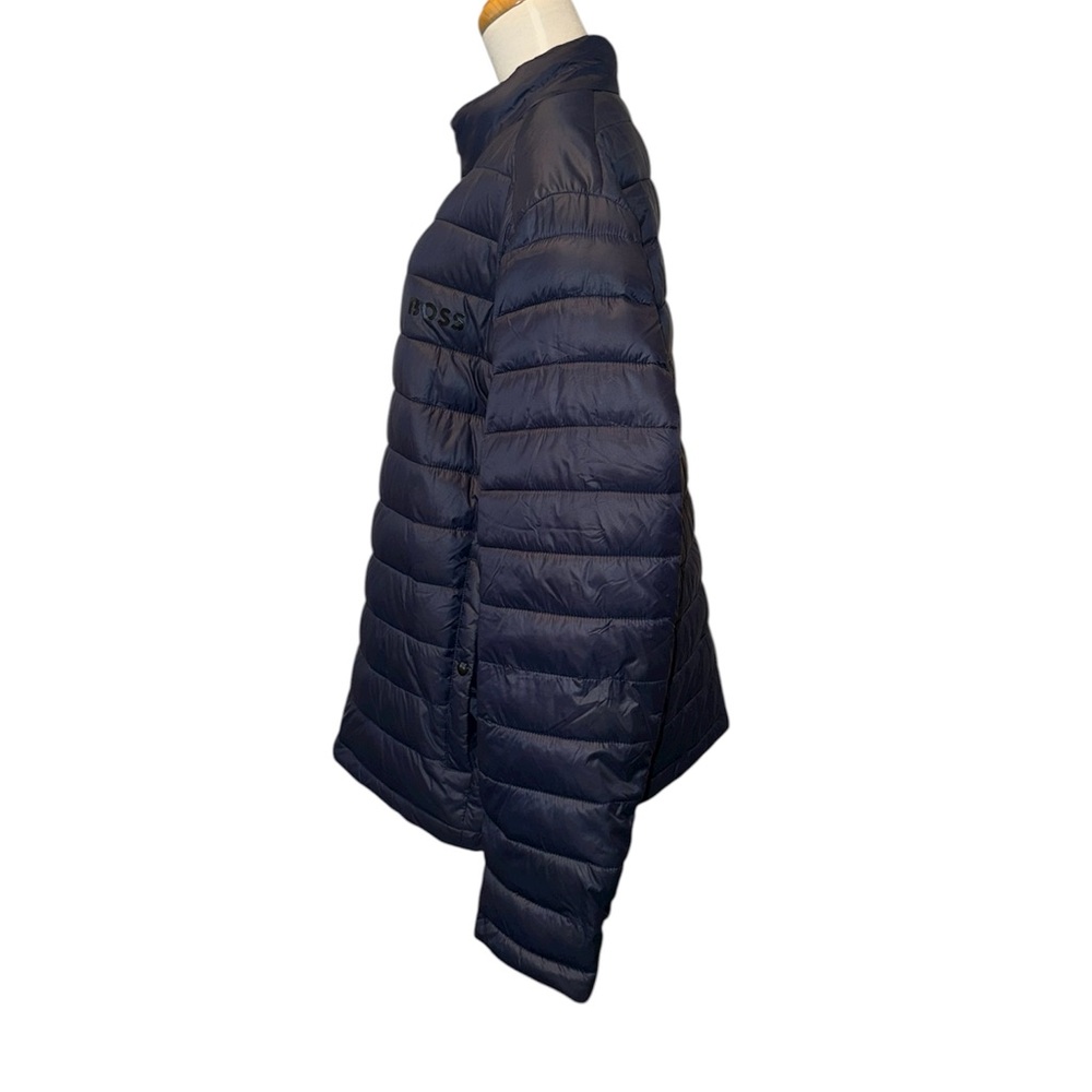 Hugo Boss Navy Blue Puffer Jacket - Picture 4 of 10
